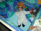 Sleeping in her bed 3rd August 2000