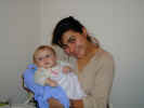 Anja with Nina, 7th Octobre 2000