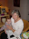 Nina and Grandma on Christmas